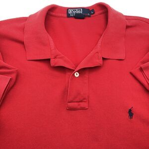 Polo Ralph Lauren Classic Polo Shirt Size Large Red Preppy Golf